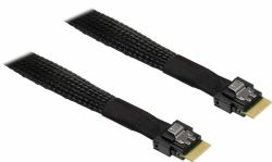 Inter-Tech SFF-8654 4i 0,7 m 24 Gbit/s Schwarz (Kabel SFF 8654-4i)