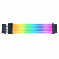 Lian Li PW24-1W-T Flachbandkabel (Lian Li STRIMER WIRELESS ARGB 24-PIN Extension Cable With Controller)
