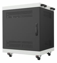 Lanview LVR14U6555BL-NOTEBOOK-LAPTOP portable device management cart/cabinet Black (NOTEBOOK LAPTOP CABINET 14U - Rack Cabinet W:650 x D:550 x - H:700mm - Black - Warranty: 60M)