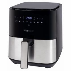 Clatronic FR 3782 H Einzelbild 5 l Eigenständig 1450 W Heißluftfritteuse Schwarz, Edelstahl (Clatronic FR 3782 H inox HeiÃluft-Frit)