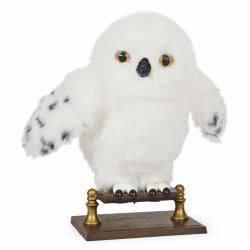 Wizarding World Harry Potter, Enchanting Hedwig Interactive Owl with Over 15 Sounds and Movements and Hogwarts Envelope, Kids Toys for Ages 5 and up (Spin Master WW Hedwig - Interactive Ow)