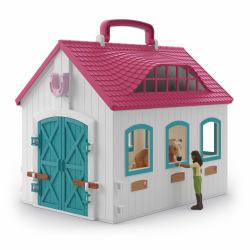 schleich HORSE CLUB Offenstall "Kleines Hufeisen" (Horse Club Offenstall "Kleines Hufeise)