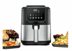 Rommelsbacher FRH 1500 Fritteuse Einzelbild 5 l Eigenständig 1500 W Heißluftfritteuse Schwarz, Edelstahl (Rommelsbacher FRH 1500 frituregryde En)