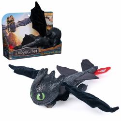 DreamWorks Dragons Drachenzähmen leicht gemacht - Plüsch-Drache Ohnezahn mit Gleit- und Grifffunktion, 30 cm lang (DrachenzÃ¤hmen leicht gemacht - PlÃ¼sch-)