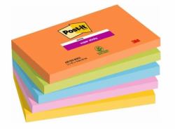 3M 7100258793 note paper Rectangle Blue, Green, Orange, Pink, Yellow 90 sheets Self-adhesive (3M 7100258793 selvklÃ¦bende huskeseddel)