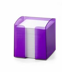 Durable TREND Square Purple, Transparent (Durable Note Box TREND Clear Purple)