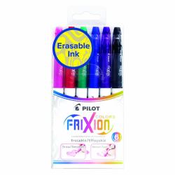 Pilot FriXion Colors felt pen Medium Assorted colours 6 pc[s] (Pilot FriXion Colors filtpen Mellem Fo)