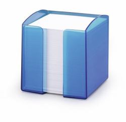 Durable TREND Square Blue, Transparent (Durable Note Box TREND Clear Blue)