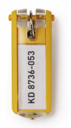 Durable Key Clips 6 Red [6]