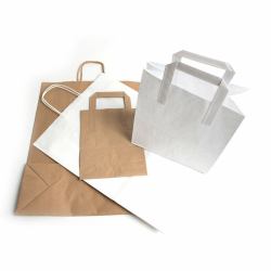 White Paper Carrier Bags 450 x 170 x 480mm [150]