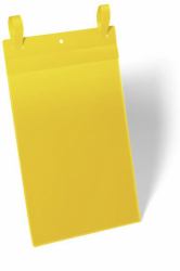 Durable 175004 label holder 50 pc[s] (Durable Straped Pocket A4 Yellow [50])