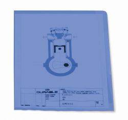 Durable 2337 sheet protector 210 x 297 mm [A4] Polypropylene [PP] 100 pc[s] (Durable STANDARD Pockets 100 Blue [100])