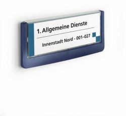 Durable 4860-07 Blau (Durable CLICK SIGN 149x52.5 mm)