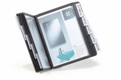 Durable 550601 document display carousel Desk Portrait A5 (Durable VARIO TABLE 10 A5 Black)