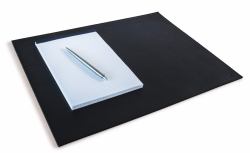 Durable 730401 Klemmbrett (Durable Leather Desk Mat 42x30cm Black)
