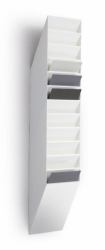 Durable FLEXIBOXX Prospektständer 12 Regale Weiß (Durable FLEXIBOXX 12 A4 Portrait White)