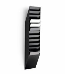 Durable 1709763060 Prospektständer 1 Regale Schwarz (Durable FLEXIBOXX 12 A4 Portrait Black)