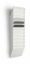 Durable FLEXIBOXX Prospektständer 12 Regale Weiß (Durable FLEXIBOXX 12 A4 Landscape White)