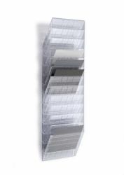 Durable FLEXIBOXX Prospektständer 12 Regale Transparent (Durable FLEXIBOXX 12 A4 Landscape Clear)