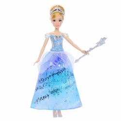 Disney Princess , Cinderella-Modepuppe im bezaubernden Ballkleid mit Licht und Geräuschen, vom Film inspiriert (Disney Prinzessin Cinderella-Modepuppe)
