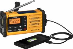 Sangean Survivor M8 Portable Black, Orange (Sangean MMR-88 radio BÃ¦rbar Digital So)