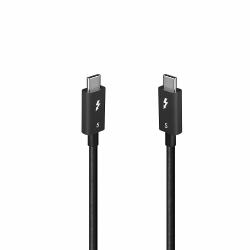 Lindy 31130 Thunderbolt-Kabel 1 m 80 Gbit/s Schwarz (1m Thunderbolt 5 Cable, - 80Gbps, Passive)
