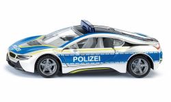 Siku BMW i8 Police Modelo a escala de furgón policial Previamente montado 1:50 (Siku BMW i8 Police Politibilmodel Form)