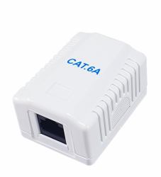 Equip 235215 Netzwerkanschlussdose Cat6a Weiß (Network Junction Box Cat6A - White - Warranty: 12M)