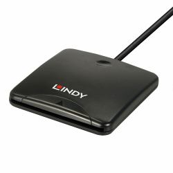 Lindy USB 2.0 Chipkartenleser (USB 2.0 CHIPKARTENLESER - POWER OVER CABLE)