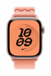 Apple Nike Sport Loop Band Pink Nylon, Recycled polyester, Spandex (-42MM ALPENGLOW PINK NIKE SPORT LOOP)