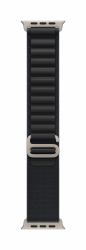 Apple MFTG4ZM/A accessoire intelligent à porter sur soi Bande Noir Titane, Polyester, Spandex (*49MM BLACK AL -?LGE - NT FIN)