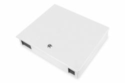 Digitus LWL-Wandgehäuse, Singlemode, bestückt, 24 x LC DX-Adapter und Pigtail (FO WALL MOUNT UNIT 24 X LC DX - MEDIUM SINGLEMODE SPLICE READY)