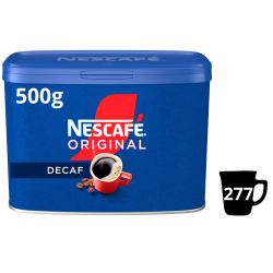1x Single Tin Nescafe Original Decaf. 500g