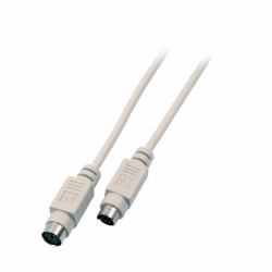 EFB Elektronik PS/2 5m PS/2-Kabel 6-p Mini-DIN Beige (5M PS/2 EXTENSION CABLE M/F - )