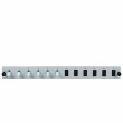 EFB Elektronik SB-FP-6SC-S-OM4 Accessorio per pannello di connessione (ASS. PANEL 12P 6 X LC DUP C OM4 - FRONT PANEL GRAY)