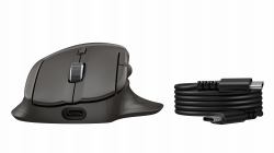 HP Ultraschnelle, schnurlose Scrollmaus 785M (HP 785M - Mouse - right-handed - optical - 6 buttons - wireless - Bluetooth, 2.4 GHz - USB wireless receiver - black)