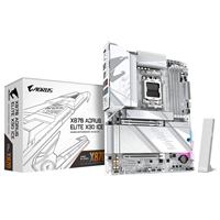 Gigabyte X870 AORUS ELITE X3D ICE AMD AM5 Socket Motherboard, ATX, 4x DDR5 Slots, 4x M.2 Socket, 5GbE LAN, Wi-Fi 7, 1x HDMI Port / 2x USB-C [USB4]
