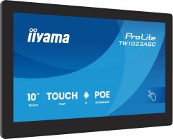 iiyama TW1023ASC-B3P Signage-Display Kiosk-Design 25,6 cm [10.1"] WLAN 385 cd/m² WXGA Schwarz Touchscreen Eingebauter Prozessor Android 24/7 (iiyama 10.1Â PCAP 10pt touchscreen PC with Android,...