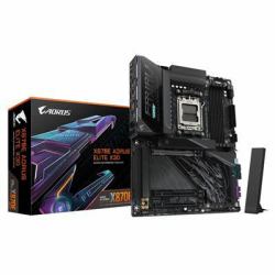 Gigabyte X870E AORUS ELITE X3D AMD AM5 Socket Motherboard, ATX, 4x DDR5 Slots, 4x M.2 Sockets, Fitted I/O Shield, 5GbE LAN, Wi-Fi 7, 1x HDMI Port / 2x USB-C [USB4]