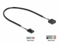 DeLOCK 83025 Internes USB-Kabel (Drucktaster zum Einbau 16 mm 2 x Schraubklemme, PC-ZubehÃ¶r, Funk Netzwerk)