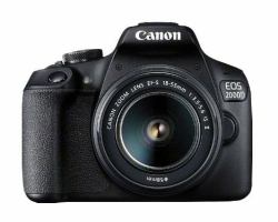 Canon EOS 2000D BK 18-55 IS II EU26 Kit fotocamere SLR 24,1 MP CMOS 6000 x 4000 Pixel Nero (Eos 2000D Bk 18-55 Is Ii Eu26 - Slr Camera Kit 24.1 Mp Cmos - 6000 X 4000 Pixels Black - Warranty: 12M)