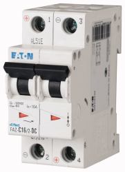 Eaton FAZ-C3/2-DC coupe-circuits Disjoncteur miniature Type C (FAZ-C3/2-DC A SWITCHGEAR FOR - DC APPLICATIONS GENERAL SPECIFIC)