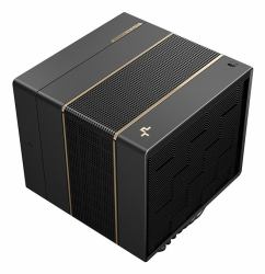 DeepCool ASSASSIN VC ELITE Processor Air cooler 120/140 mm Black 1 pc[s] (DeepCool ASSASSIN VC ELITE Black Dual-Tower CPU Cooler Vapor Chamber Base, 7 Heatpipes, 300W TDP, Quiet Dual Fans [140mm + ...