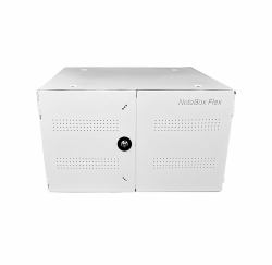LEBA Innovation NoteBox NBOX-W-16-UB-SC Wagen / Schrank für das Management mobiler Geräte Schrank zur Verwaltung tragbarer Geräte Weiß (NBOX-W-16-UB-SC - Warranty: 84M)