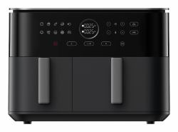 Xiaomi MAF-D1001 Doppel 10 l Eigenständig 2700 W Heißluftfritteuse Schwarz (Xiaomi Dual Zone Air Fryer 10L EU)