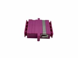 Lanview LVO-SC-CON-OM4 Glasfaseranschluss Weiblich/Weiblich (SC/UPC Female - SC/UPC Female - OM4 Duplex Fibre Adapter - Violet - Warranty: 300M)