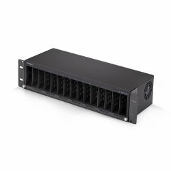 StarTech.com 15-Slot Unmanaged Media Converter Chassis for MCM Media Converter Series, Full Power...