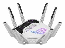 ASUS ROG Rapture GT-BE19000AI WLAN-Router 10 Gigabit Ethernet Tri-Band [2,4 GHz/5 GHz/6 GHz] Weiß (ASUS W/L ROUTER WIFI 7 ROG GT-BE19000AI)