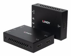 Lindy 39350 KVM-Extender Sender und Empfänger (100m Cat.6 HDMI & USB KVM - Extender - Warranty: 24M)