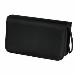 Hama CD Wallet Nylon 80, black 80 Disks Schwarz (CD/DVD/BLU-RAY WALLET 80 BLACK)
